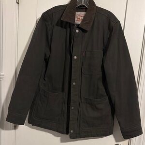 New without tags Levi's Men's Dark Brown Military Jacket